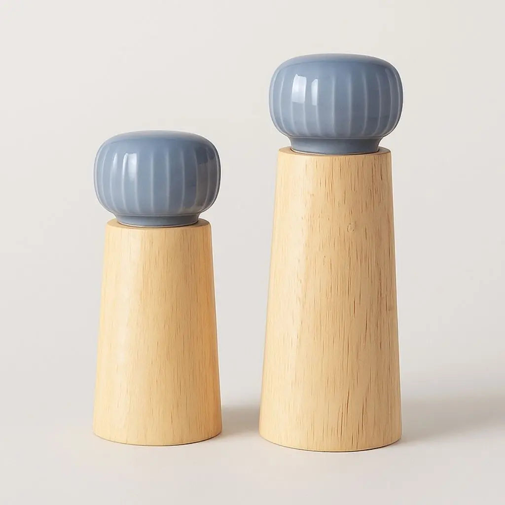 Evelyn Pfeffermühle Keramik Holz – Stilvolles Würzen für Ihre Küche 0