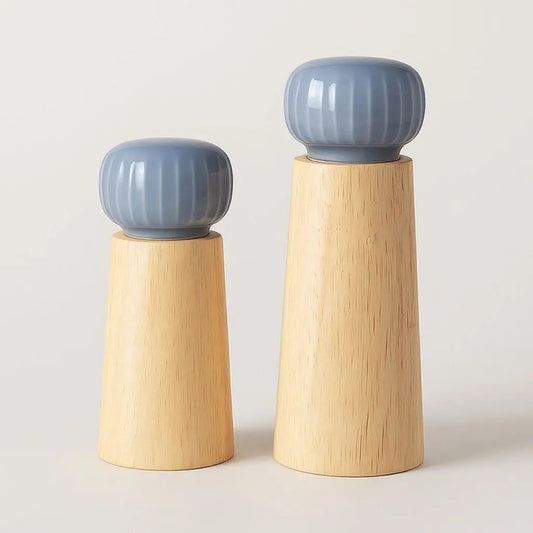 Evelyn Pfeffermühle Keramik Holz – Stilvolles Würzen für Ihre Küche 0