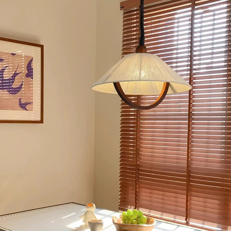 **FabricWood Vintage-Hängelampe** – Stilvolle Eleganz für Ihr Zuhause 2