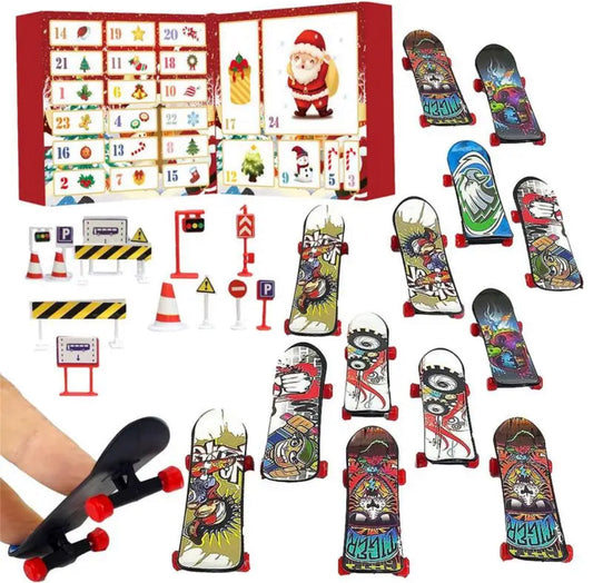 Fingerspass Skateboard-Adventskalender – Täglicher Spaß Für Finger-Skater 0