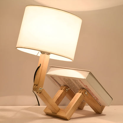 Flexible Holzlampe Roboterdesign – Individuelle Lichtgestaltung Für Jedes Zimmer 2