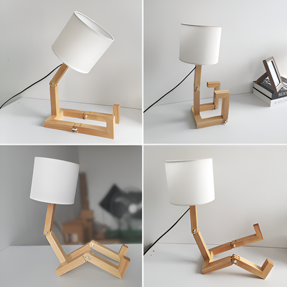 Flexible Holzlampe Roboterdesign – Individuelle Lichtgestaltung Für Jedes Zimmer 6