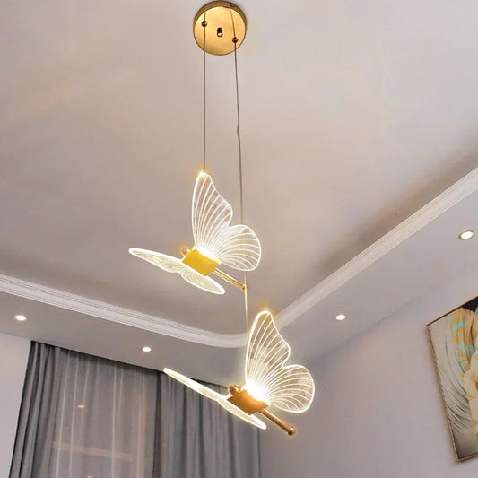 FlutterGlow Schmetterlings-Hängeleuchte – Magische Lichtakzente für Ihr Zuhause 3