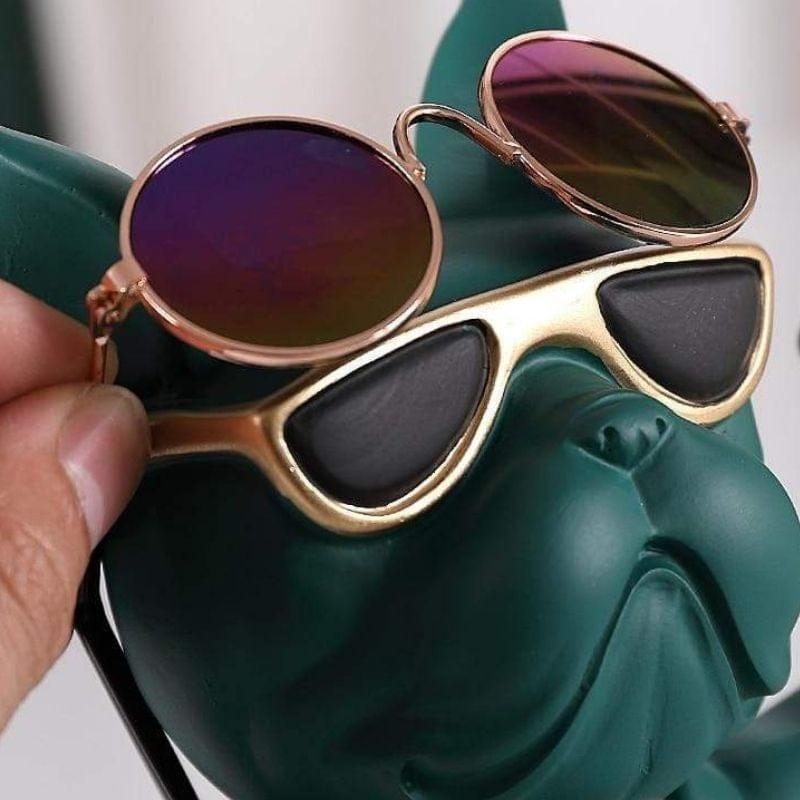 Französische Bulldogge Weinglashalter – Charmante Elegante Tischdekoration 4