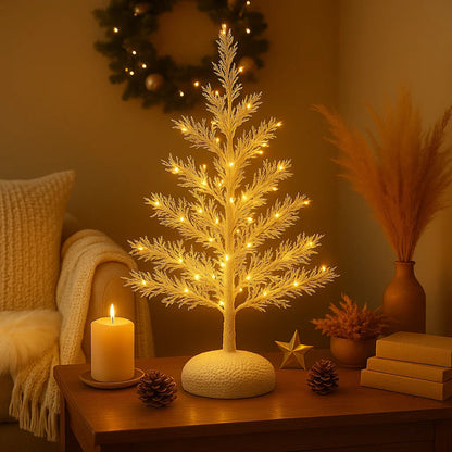 **Frosted Winterbaum** – Elegante Weihnachtsdekoration mit Warmem Licht 3
