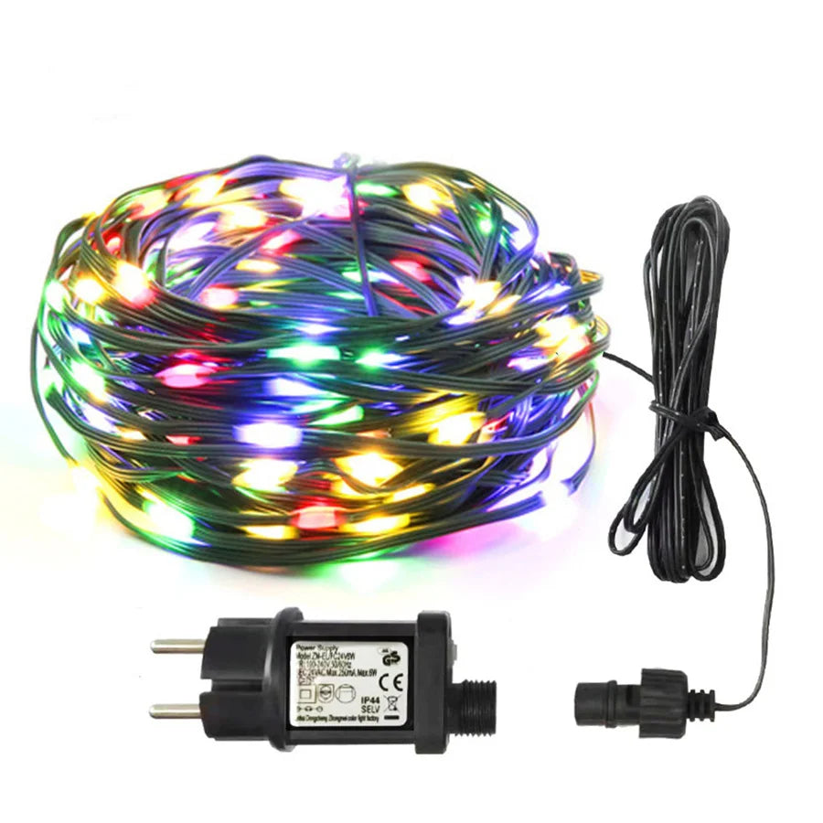 GLOWLINE LED-Lichterkette Outdoor – Wasserdichtes Lichtspiel für Feste 0