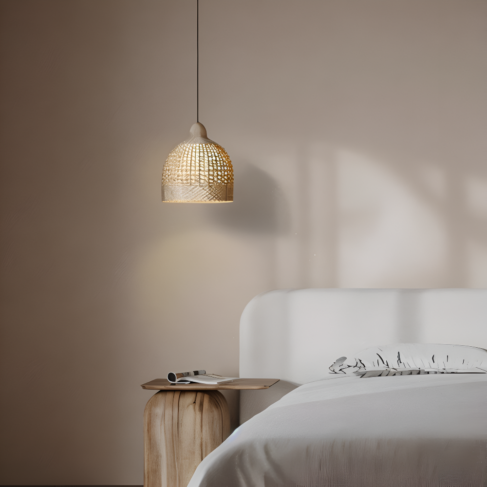 Geflochtene Kuppel-Pendelleuchte Bambus – Gemütliches Lichtspiel Für Ihr Zuhause 2