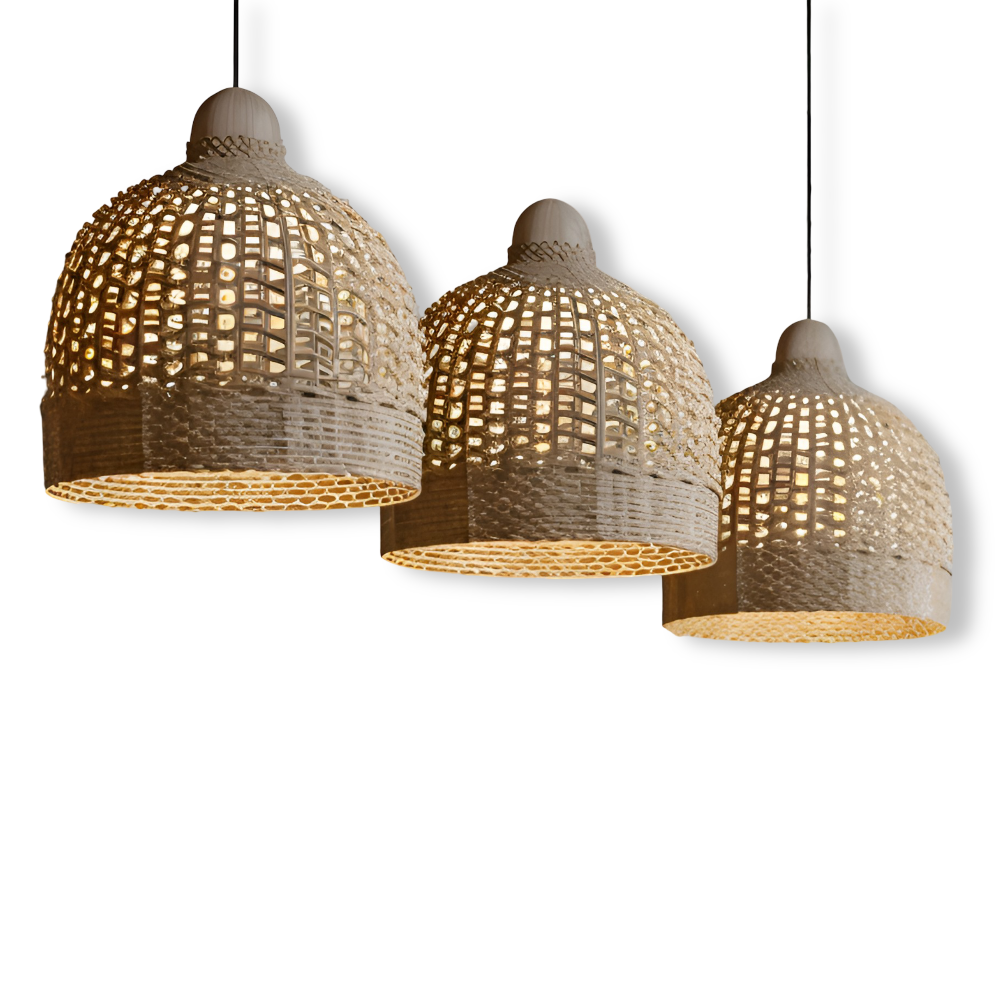 Geflochtene Kuppel-Pendelleuchte Bambus – Gemütliches Lichtspiel Für Ihr Zuhause 7