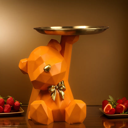 Geometrischer Bär Dekoration – Stilvolle Multifunktionale Kunst 7