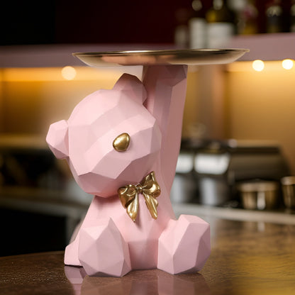 Geometrischer Bär Dekoration – Stilvolle Multifunktionale Kunst 8