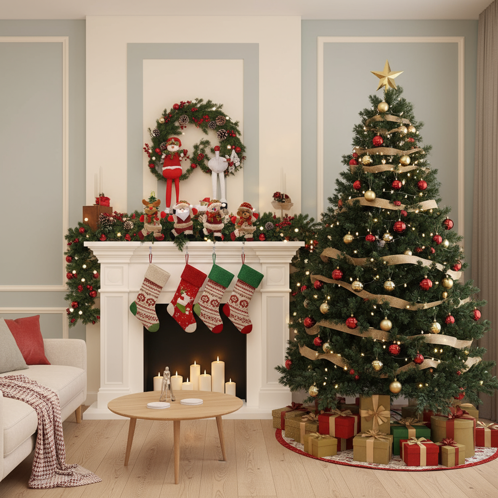 Glänzende Weihnachtskugeln Set 4er – Festliche Akzente Für Ihr Zuhause 1