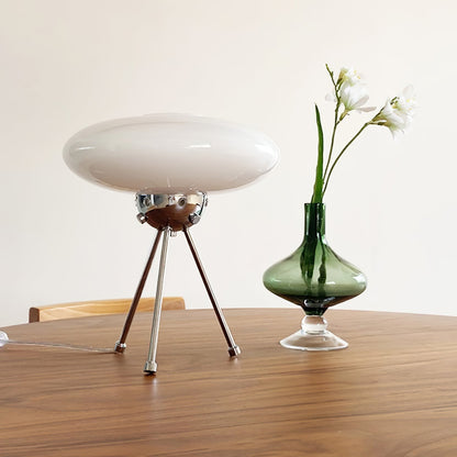 Glas UFO Tischlampe – Elegante Beleuchtung für Stilvolle Räume 1