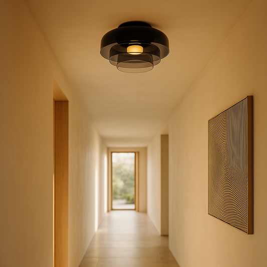 GlassLuxe Moderne Deckenlampe – Stilvolle Eleganz Für Ihr Wohnzimmer 1