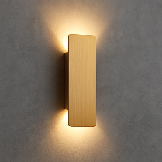 Goldene Wetterfeste LED-Wandleuchten – Elegante Außenbeleuchtung für Jedes Wetter 0