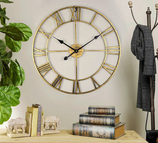 Große Retro Wanduhr – Stilvolles Vintage Design für Ihr Zuhause 1