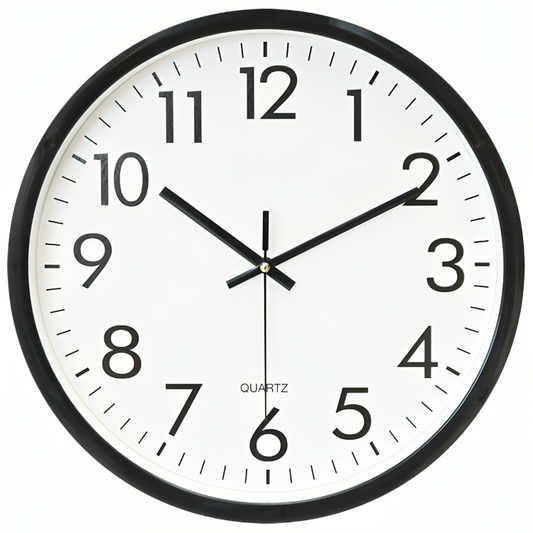 Große Wanduhr Elegant Schwarz – Stilvolle Zeitmessung für Jeden Raum 0