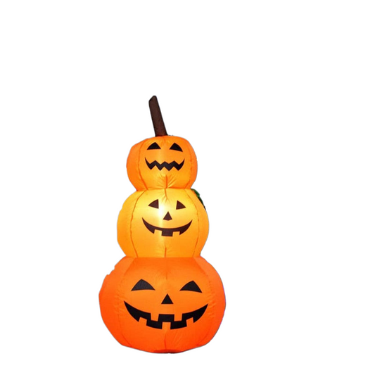 Halloween Kürbis Geist 120 cm – Gruselige Beleuchtung für Ihre Deko 1