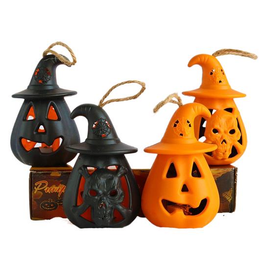 Halloween LED Hängende Kürbislaterne – Gruselige Atmosphäre für Unvergessliche Feiern 1