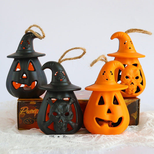 Halloween LED Hängende Kürbislaterne – Gruselige Stimmung Für Unvergessliche Feiern 1