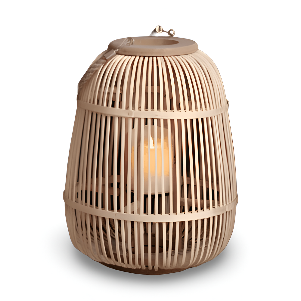 Handgefertigte Rattanlaterne – Gemütliches Licht für Ihren Garten 0
