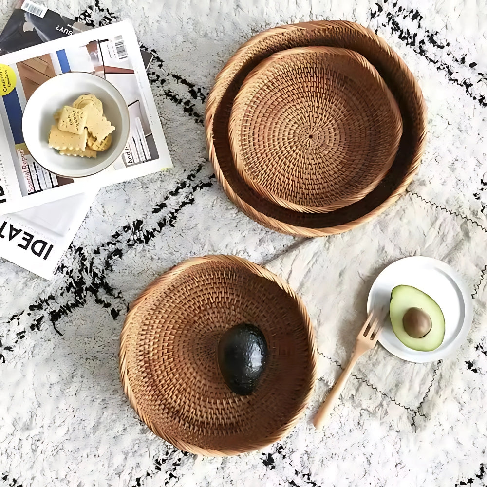 Handgeflochtener Rattankorb Natur – Stilvolle Aufbewahrung Für Ihre Küche 6