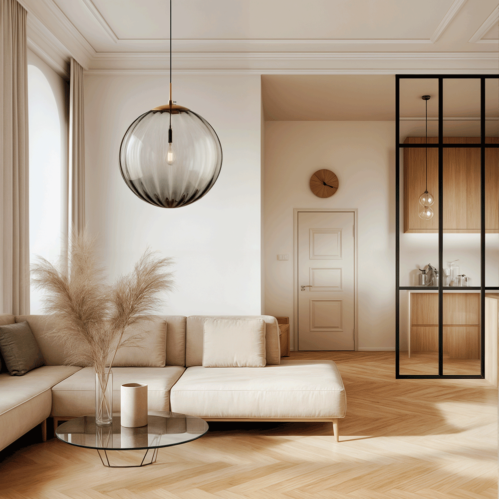 Hängelampe Glas Kristall – Elegante Lichtquelle für Stilvolles Ambiente 4