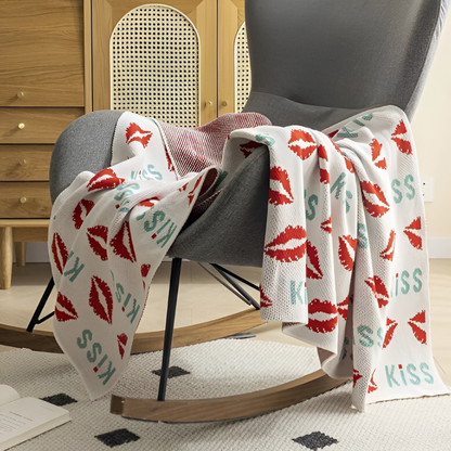 HeartiKnit Plaid Fleecedecke – Kuschelige Eleganz mit Herzmuster 7