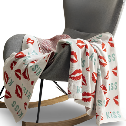 HeartiKnit Plaid Fleecedecke – Kuschelige Eleganz mit Herzmuster 9