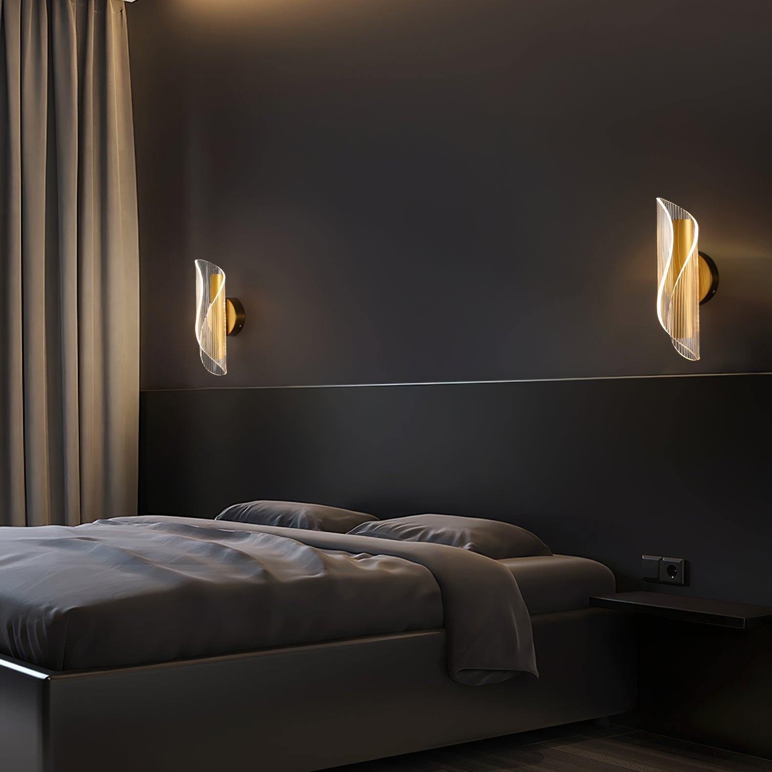 Hershal Luxe Wandleuchte – Elegantes Lichtspiel für Stilvolles Ambiente 3