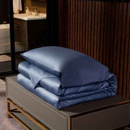 Hochwertiges Blaues Bettbezug-Set 240x240 – Beruhigende Eleganz Für Ihr Schlafzimmer 2