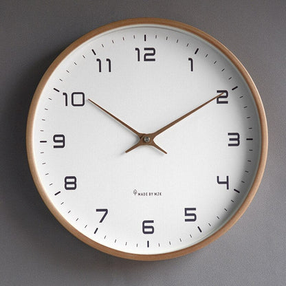 Holz Wanduhr Skandinavische Einfachheit – Zeitloses Design Für Ihr Zuhause 0