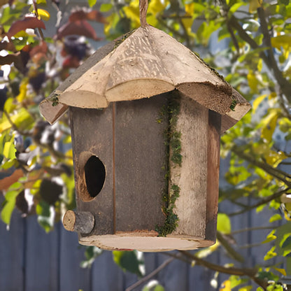 Holzkolibrie Vogelhaus – Rustikale Nistkiste Für Ihren Garten 2