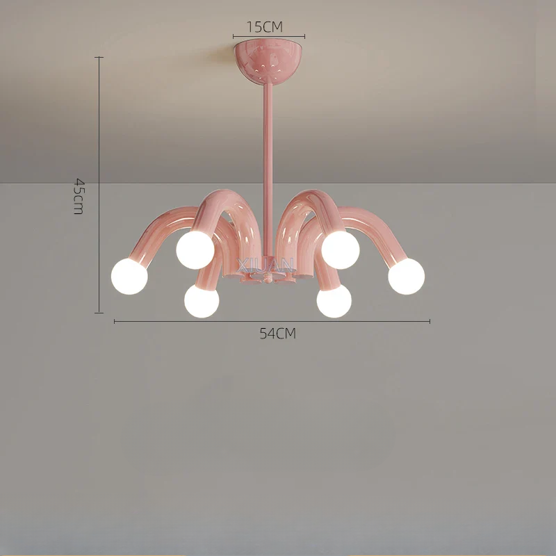 **HookahGlow LED-Kronleuchter – Märchenhafte Beleuchtung für Kinderzimmer** 5