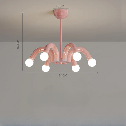 **HookahGlow LED-Kronleuchter – Märchenhafte Beleuchtung für Kinderzimmer** 5