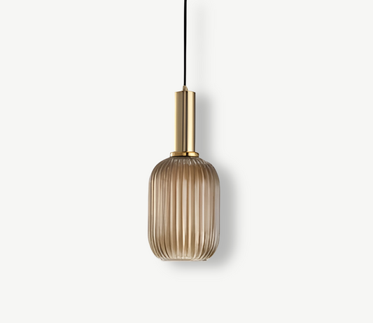 Hued Ribbed Pendelleuchte Vintage – Stilvolle Beleuchtung für Ihr Zuhause 0