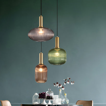 Hued Ribbed Pendelleuchte Vintage – Stilvolle Beleuchtung für Ihr Zuhause 5