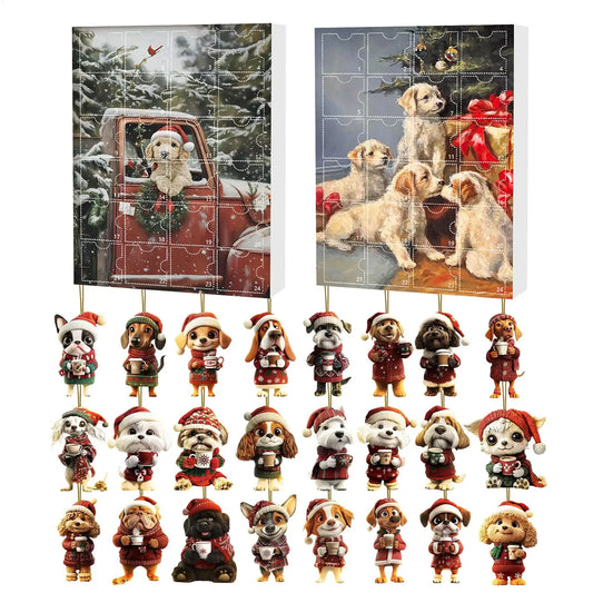 Hunde Weihnacht Adventskalender – Charmante Ornamente Für Festliche Vorfreude 0