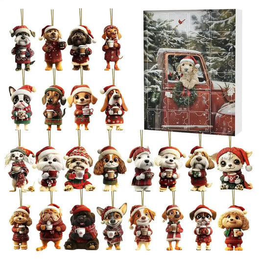 Hunde Weihnacht Adventskalender – Charmante Ornamente Für Festliche Vorfreude 6