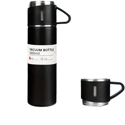 3-in-1 Isolierflaschen-Set Edelstahl – Perfekte Temperaturkontrolle für Unterwegs