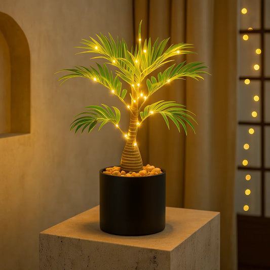 Inselpalmenlampe – Elegantes Design für Entspannende Momente 0