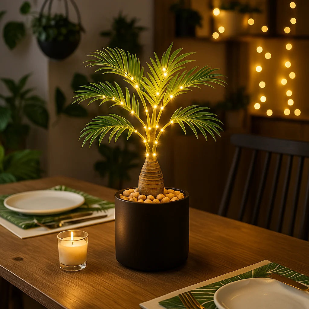 Inselpalmenlampe – Elegantes Design für Entspannende Momente 4