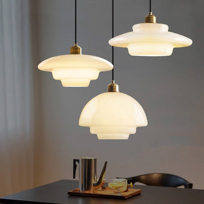 Ivoor Glazen Hängelampe – Elegante Pendelleuchte für Stilvolles Ambiente 10