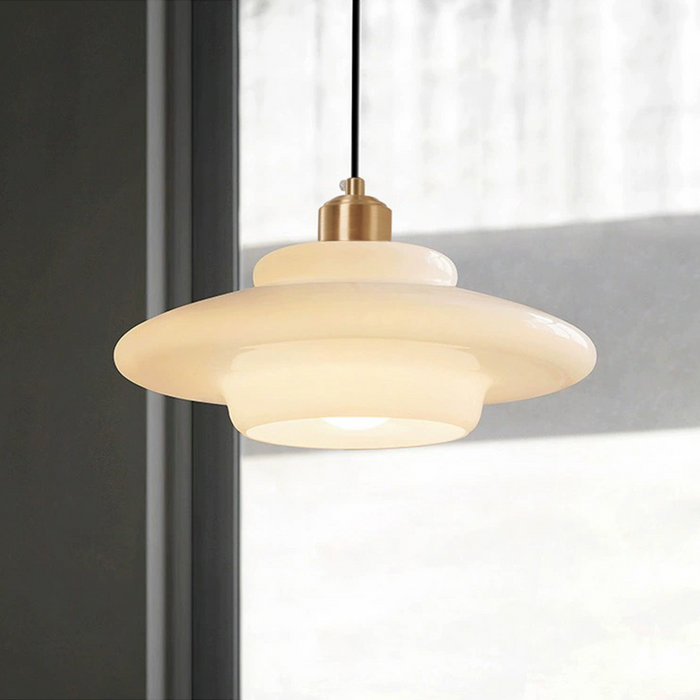 Ivoor Glazen Hängelampe – Elegante Pendelleuchte für Stilvolles Ambiente 2