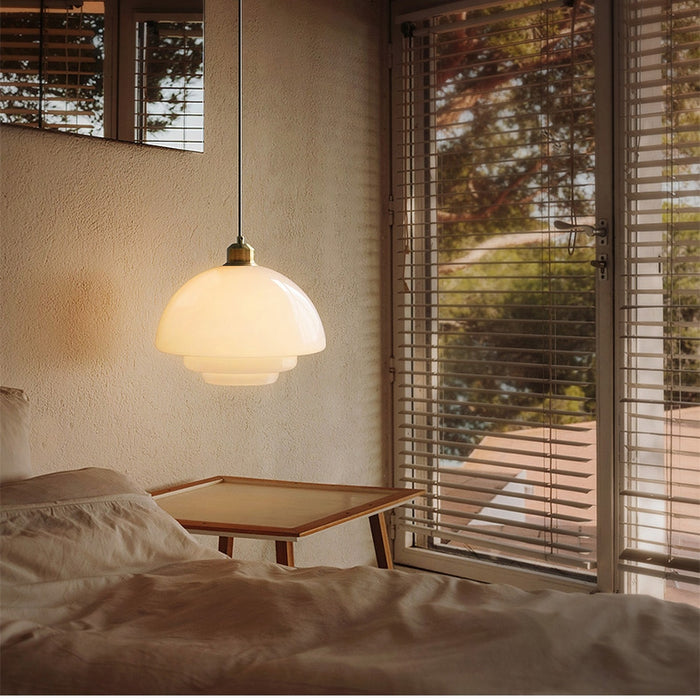 Ivoor Glazen Hängelampe – Elegante Pendelleuchte für Stilvolles Ambiente 4