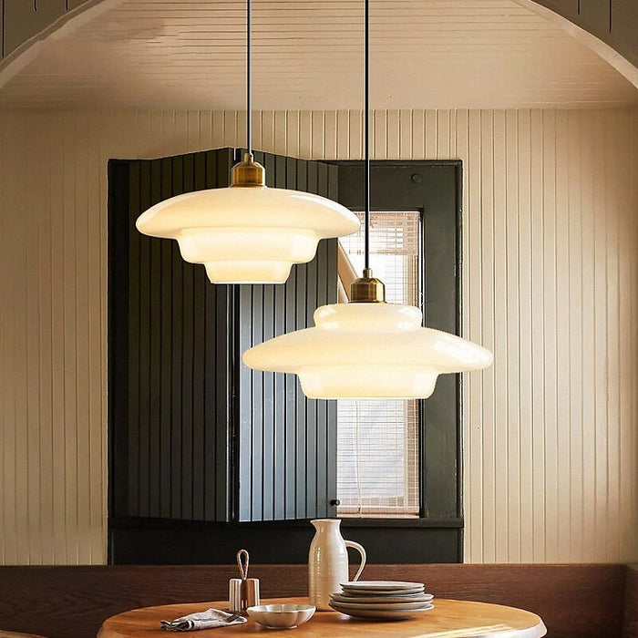 Ivoor Glazen Hängelampe – Elegante Pendelleuchte für Stilvolles Ambiente 7