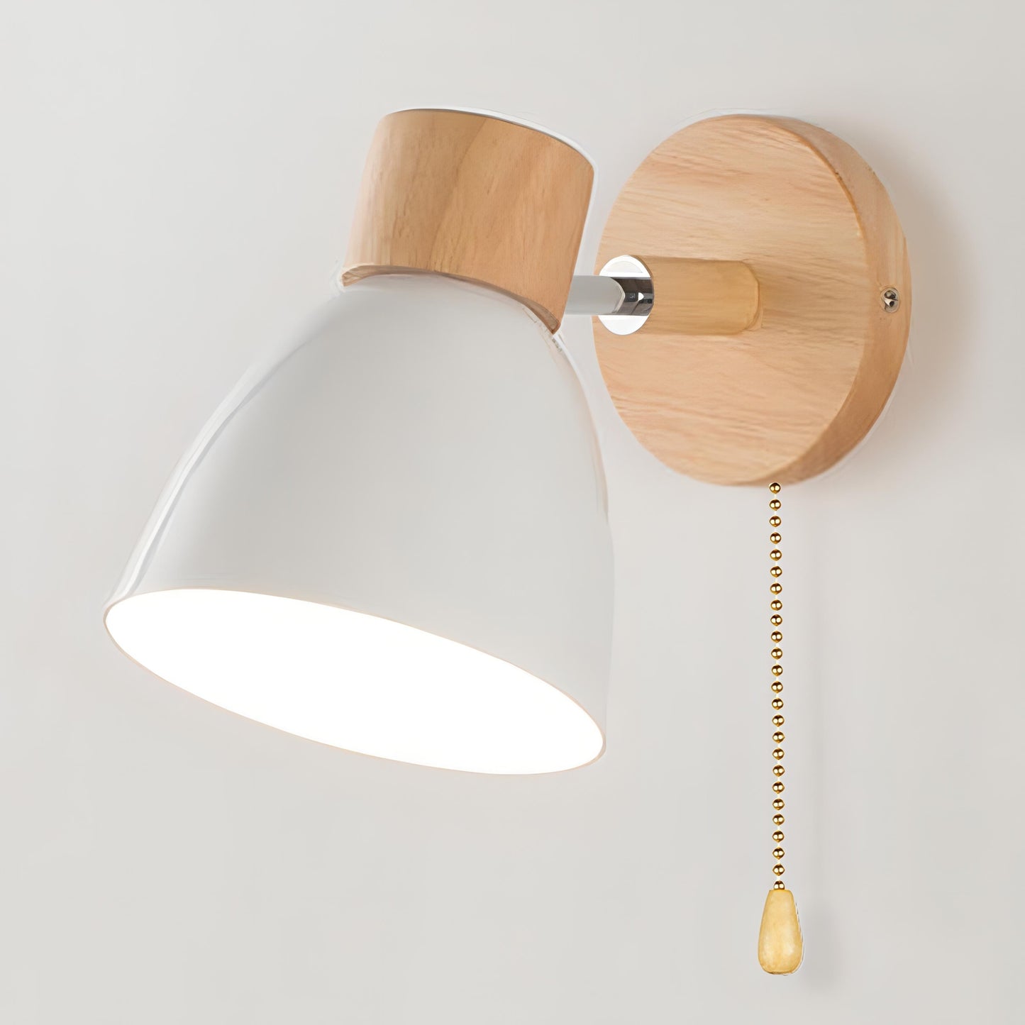 JANDIEL - Skandinavische Moderne Holz-Wandlampe – Stimmungsvolle Lichtakzente für Ihr Zuhause 0