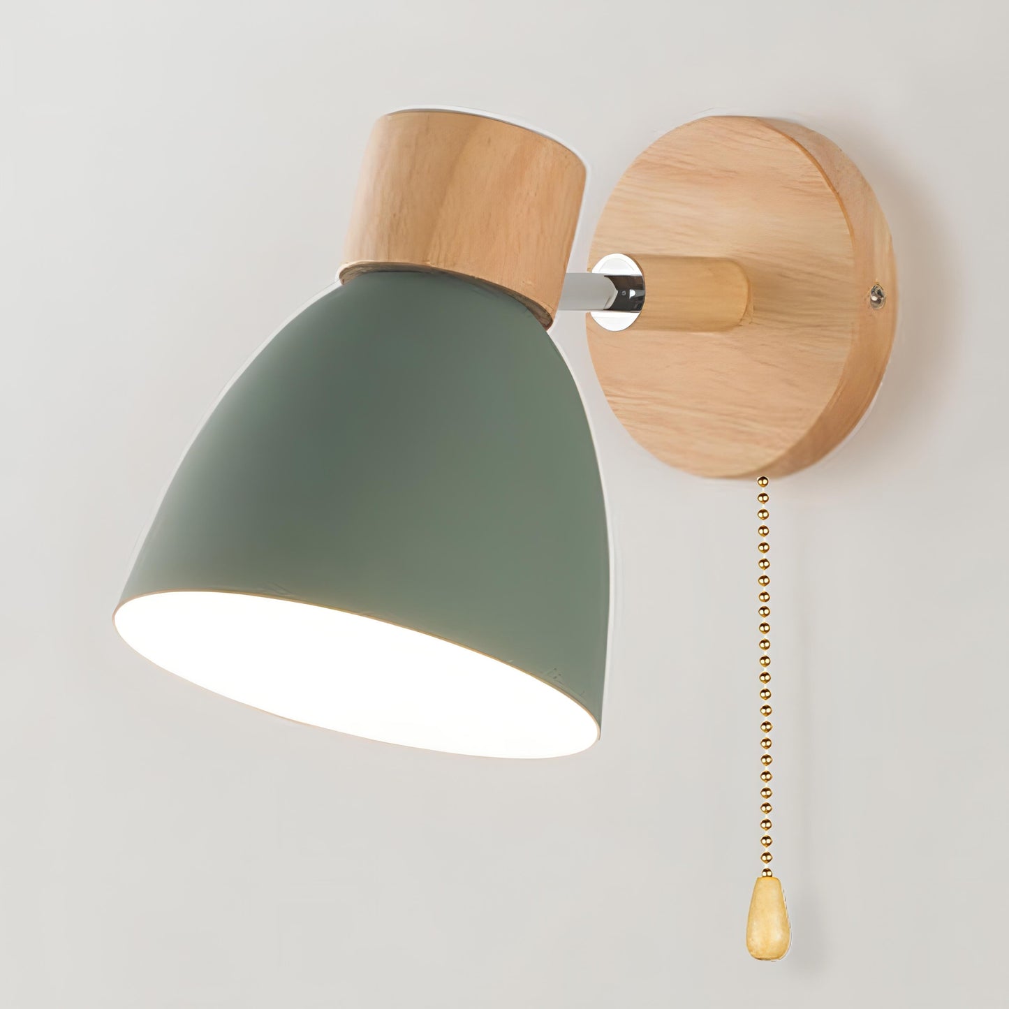 JANDIEL - Skandinavische Moderne Holz-Wandlampe – Stimmungsvolle Lichtakzente für Ihr Zuhause 1