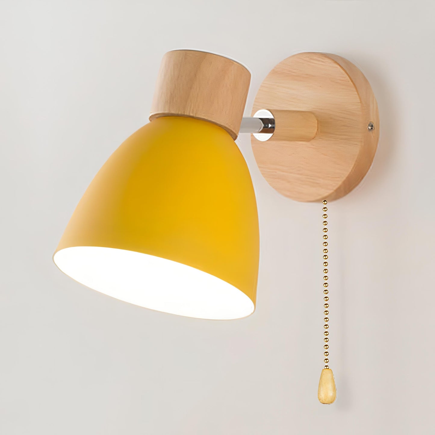 JANDIEL - Skandinavische Moderne Holz-Wandlampe – Stimmungsvolle Lichtakzente für Ihr Zuhause 4