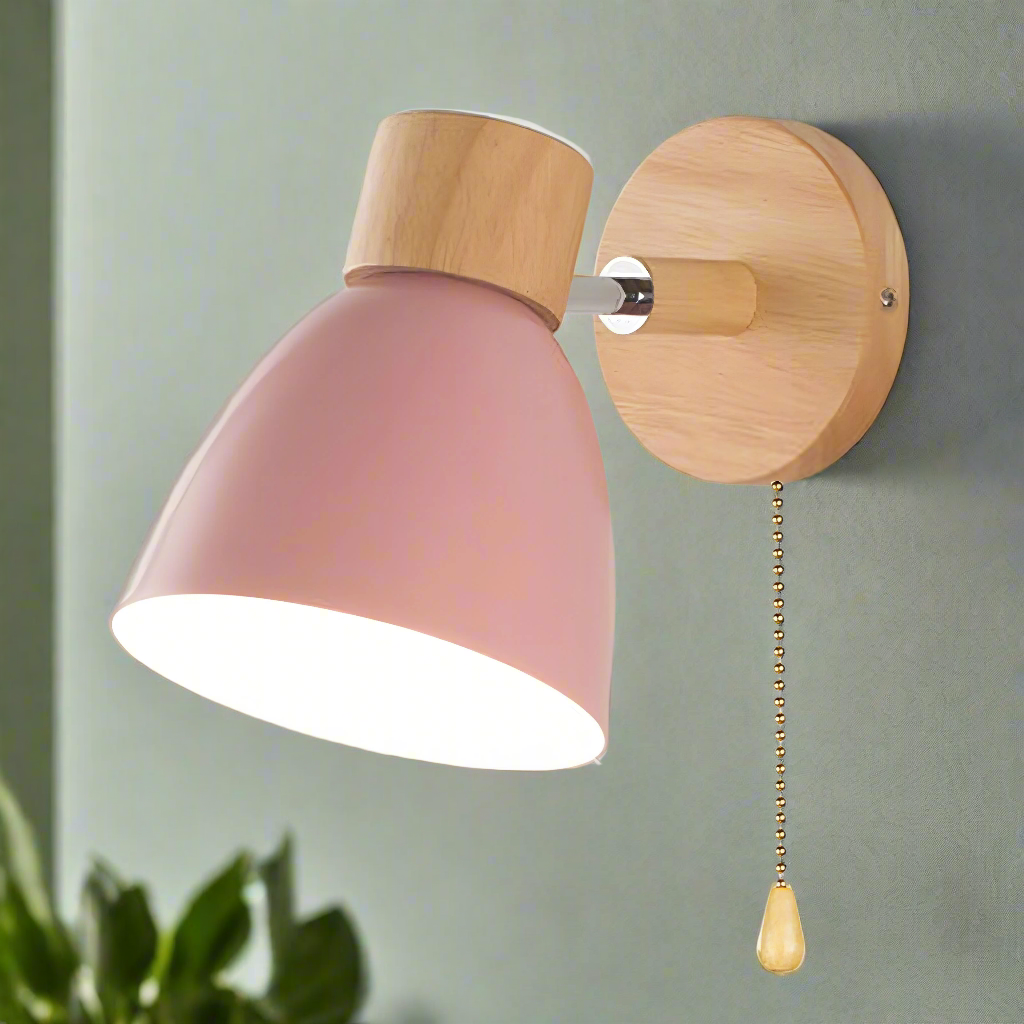 JANDIEL - Skandinavische Moderne Holz-Wandlampe – Stimmungsvolle Lichtakzente für Ihr Zuhause 7
