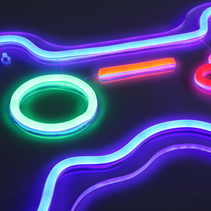 Joystick Neon Wandleuchte – Lebendige Farben Für Gamer 2